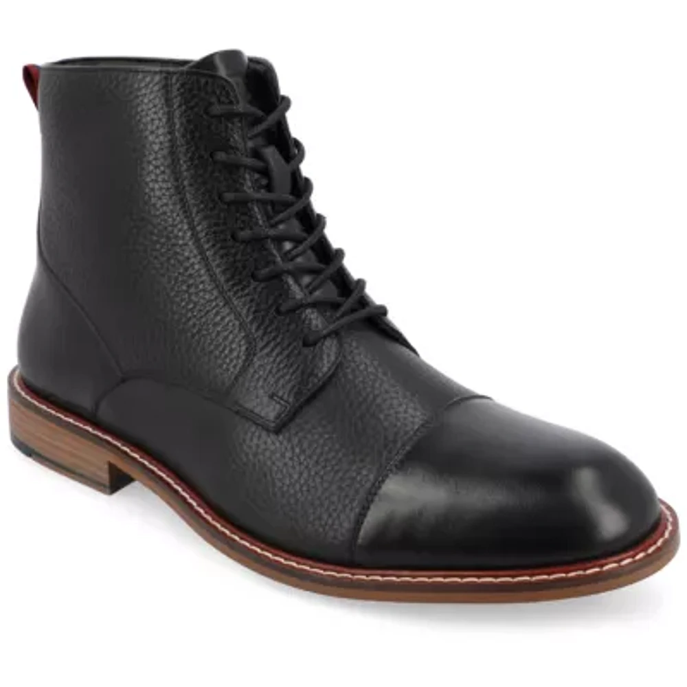 Thomas And Vine Mens Jagger Flat Heel Lace Up Boots