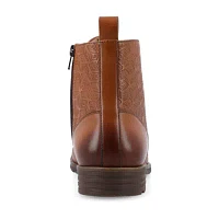 Thomas And Vine Mens Kairo Flat Heel Lace-Up Boots