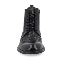 Thomas And Vine Mens Legacy Flat Heel Lace Up Boots