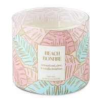 Distant Lands 14 Oz 3 Wick Beach Bonfire Scented Jar Candle