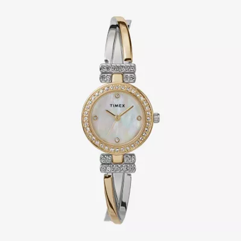 Timex Womens Two Tone Bracelet Watch Tw2w62100ji