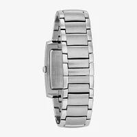 Bulova Classic Mens Silver Tone Stainless Steel Bracelet Watch 96a169