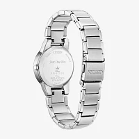 Citizen Disney Princess Snow White Womens Crystal Accent Silver Tone Stainless Steel Bracelet Watch Ga1070-53w