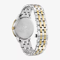 Citizen Calendrier Womens Diamond Accent Two Tone Stainless Steel Bracelet Watch Fd0004-51d