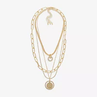 Bold Elements Gold Tone 18 Inch Fashion Strand Necklace