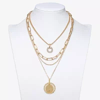 Bold Elements Gold Tone 18 Inch Fashion Strand Necklace