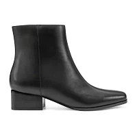 Easy Spirit Womens Sidney Stacked Heel Dress Boots