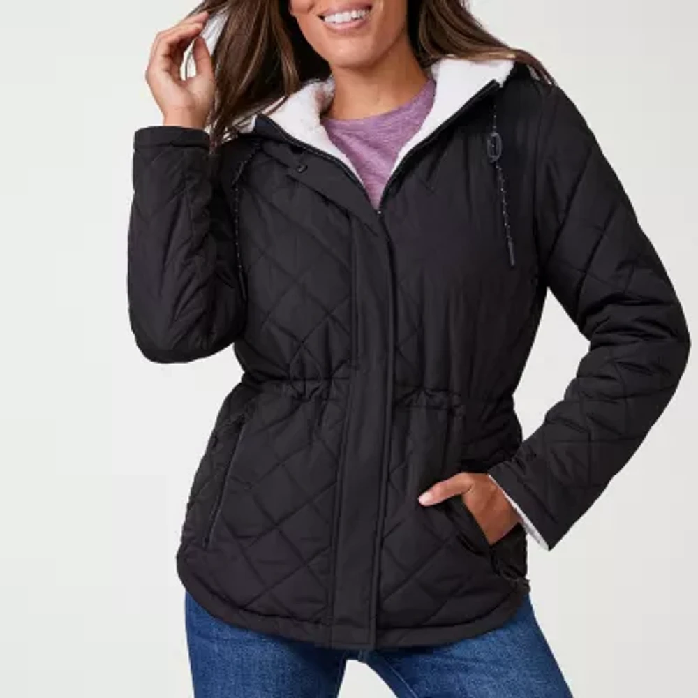 Free Country Womens Water Resistant Midweight Quilted Jacket