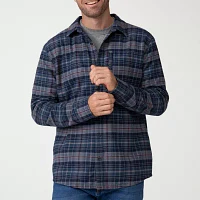 Free Country Mens Cuffed Sleeve Flannel Shirt