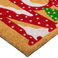 Northlight Noel Natural Coir Indoor Rectangular Doormats