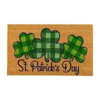 Northlight Coir Shamrocks Outdoor Rectangular Doormats