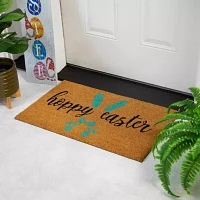 Northlight Natural Coir Hoppy Outdoor Rectangular Doormats