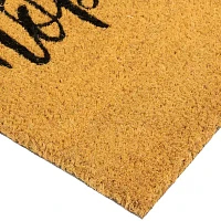 Northlight Natural Coir Hoppy Outdoor Rectangular Doormats