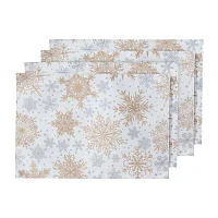 Avanti Snowflakes 4-pc. Placemats