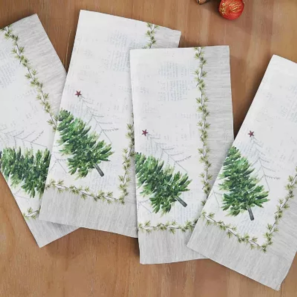 Avanti Trees 4-pc. Napkins