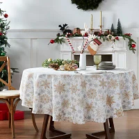 Avanti Snowflakes Tablecloths