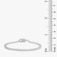 Effy  (H-I / Si1) 1 CT. T.W. Lab Grown White Diamond Sterling Silver 7 Inch Tennis Bracelet