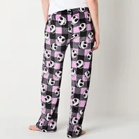 Disney Mjc Nightmare Before Christmas Womens Juniors Plus Microfleece Pajama Pants