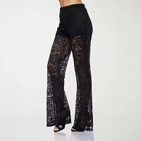 Premier Amour Lace Womens Wide Leg Pull-On Pants