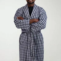 Hanes Mens Big and Tall Long Sleeve Knee Length Robe