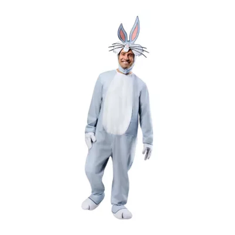 Unisex Adult Looney Tunes Bugs Bunny Costume 3-pc.