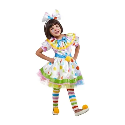 Toddler Girls Little Clown Girl Costume 3-pc.