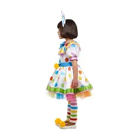 Toddler Girls Little Clown Girl Costume 3-pc.