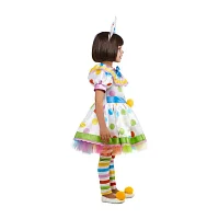 Toddler Girls Little Clown Girl Costume 3-pc.