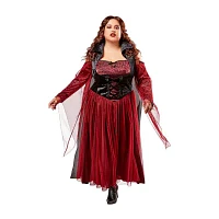 Womens Plus Sized Vampiress 2-pc. Costume