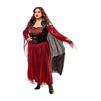 Womens Plus Sized Vampiress 2-pc. Costume