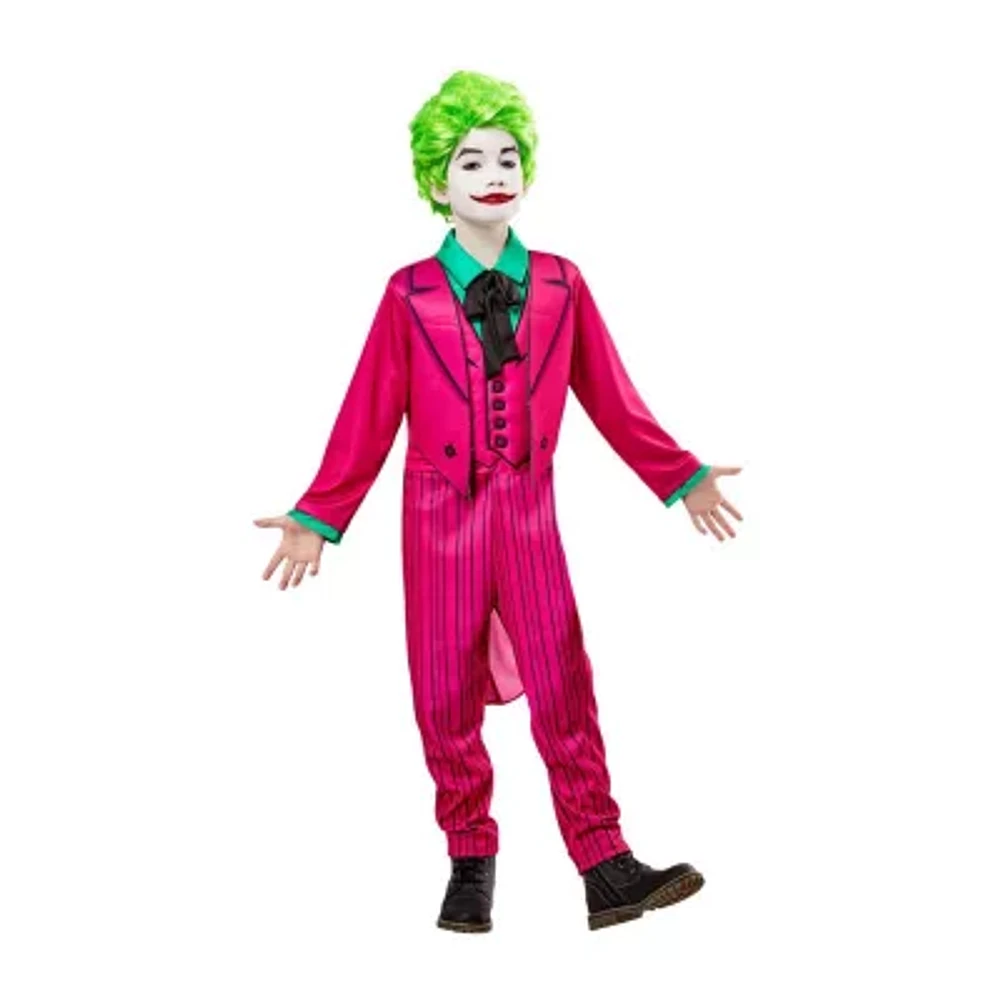 Little & Big Boys Batman Classic 1966 Deluxe The Joker DC Comics 2-pc. Costume Set