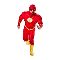 Mens Big & Tall Muscle Chest The Flash 2-pc. Costume