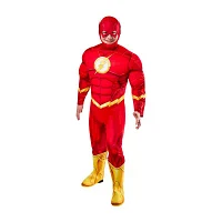 Mens Big & Tall Muscle Chest The Flash 2-pc. Costume