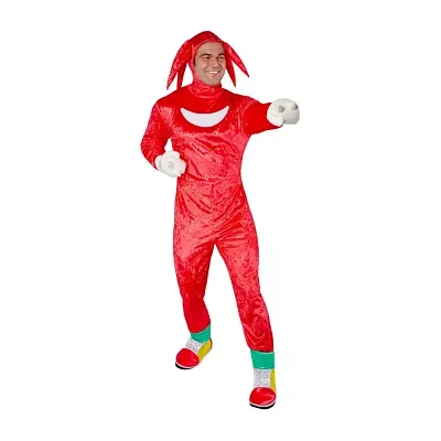 Mens Knuckles Deluxe Sonic the Hedgehog 4-pc. Costume Set