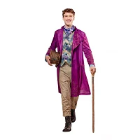 Mens Deluxe Movie Willy Wonka 5-pc. Costume Set