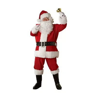 Mens Regal Plush Santa Adult 8-pc. Costume