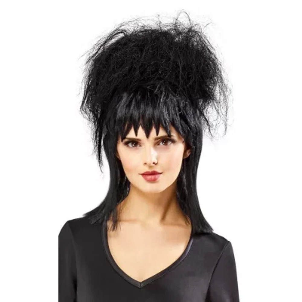 Womens Beetlejuice Lydia Deetz Adult Black Wig Costume Accessory
