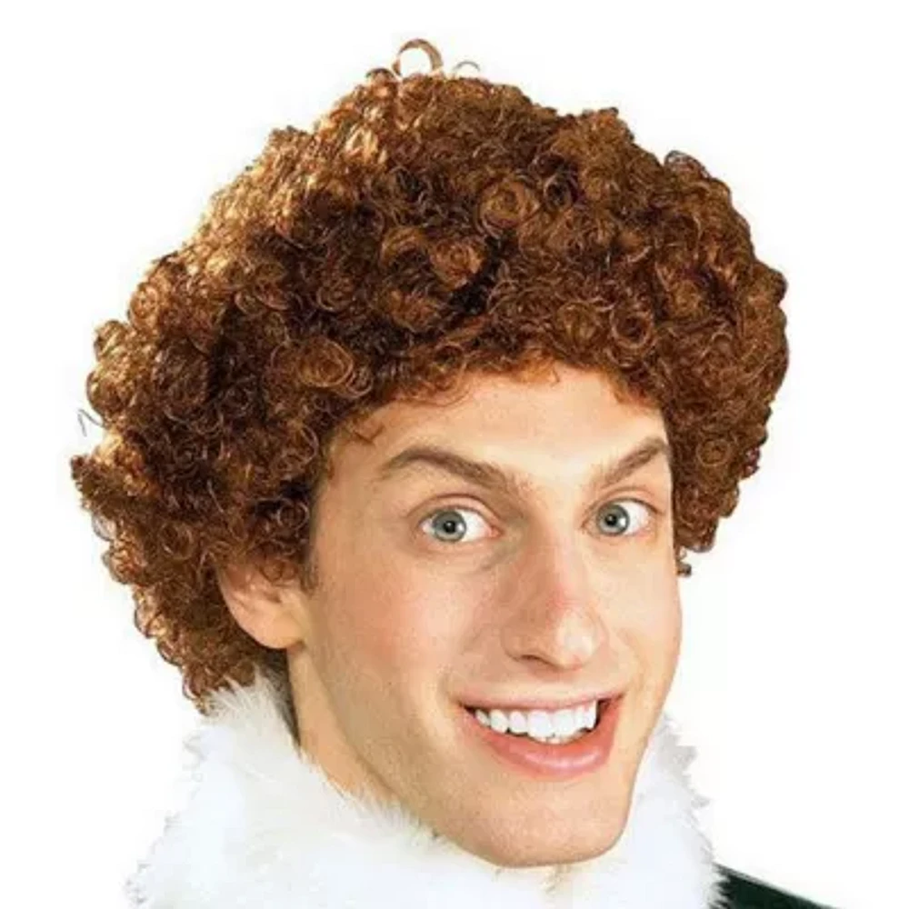 Mens ELF Buddy Adult Wig Costume Accessory