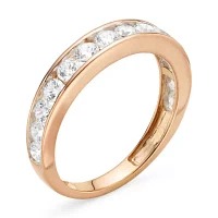 1 CT. T.W. Diamond 10K Rose Gold Wedding Band