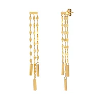 14K Gold Drop Earrings