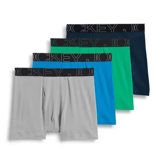 Jockey Active Microfiber Mens 3 Pack Boxer Briefs