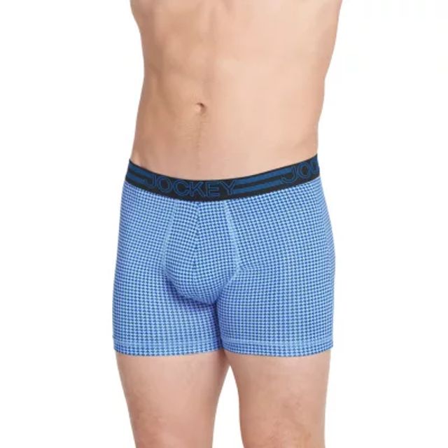 Jockey Active Microfiber Mens 3 Pack Boxer Briefs