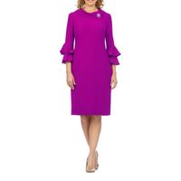 Giovanna Signature 3/4 Sleeve Shift Dress - Plus