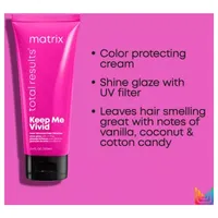 Matrix Keep Me Vivid Coat Velvetizer Leave in Conditioner-3.4 oz.