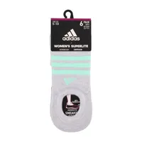 adidas Superlite 6 Pair Multi-Pack Breathable Liner Socks - Womens