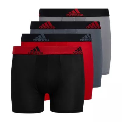 adidas Big Boys 4 Pack Boxer Briefs