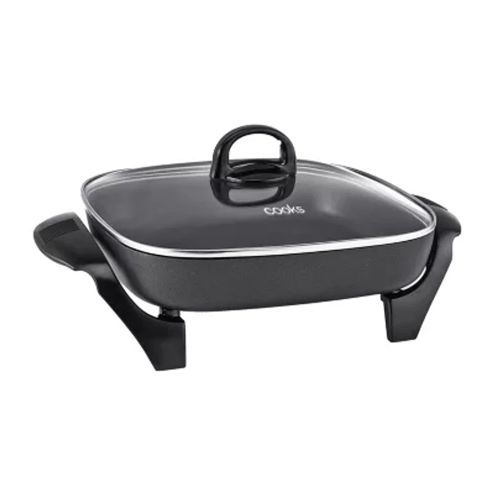 Cooks 12" x 12" Non-stick Covered Electric Skillet