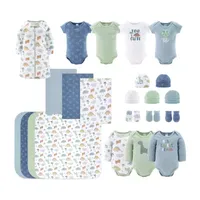 The Peanutshell 0-3m Baby Saurus Baby Unisex 23-pc. Baby Clothing Set