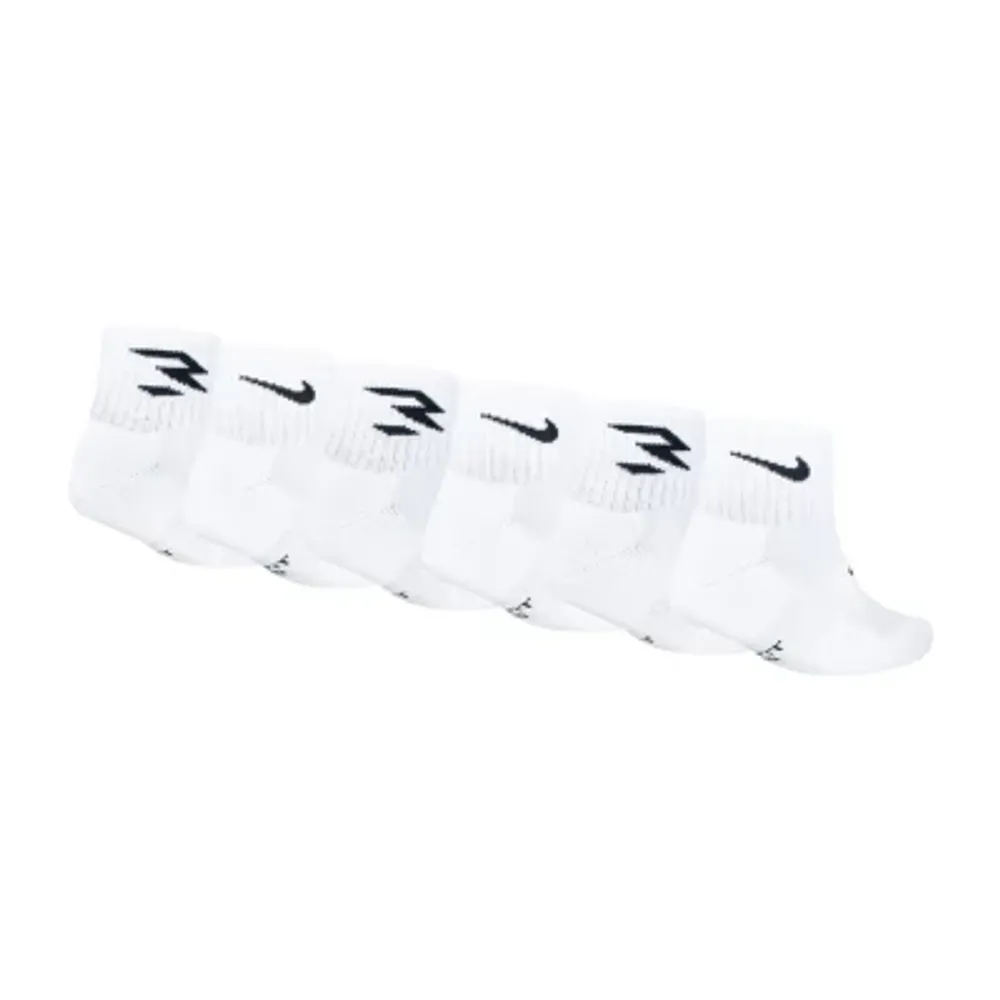 Nike 3BRAND by Russell Wilson Big Boys 6 Pair Quarter Ankle Socks
