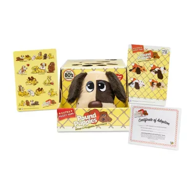 Retro Pound Puppies Classic - Light Brown (Short Fuzzy Ears)